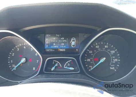 2017 Ford Focus Sel из США, поврежденный, VIN 1FADP3M27HL205728